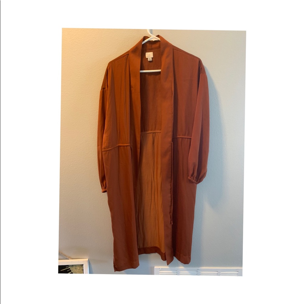 Burnt orange kimono